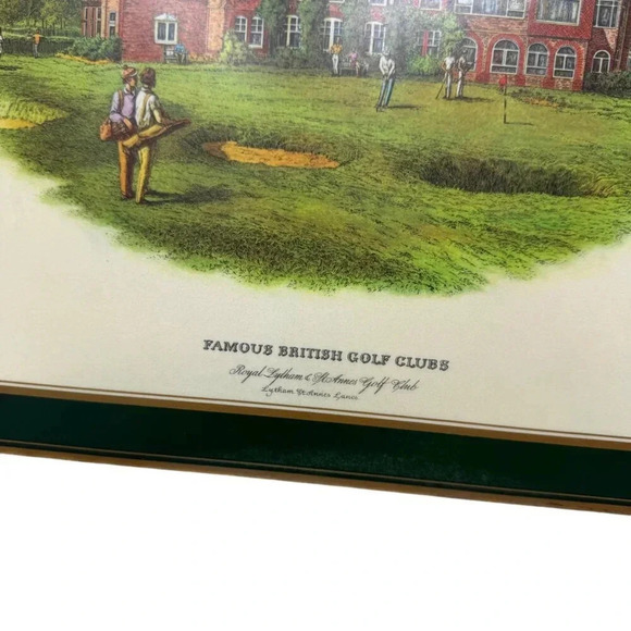 Pimpernel Famous British Golf Courses Set Of 4 Traditional Place Mats - Picture 7 of 11